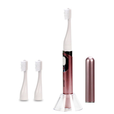 

USB Charging Sonic Toothbrush for Adult (1 Handle + 3 Brush Heads) Teeth Whitening Portable Electric Teeth Brush YCSG-6260