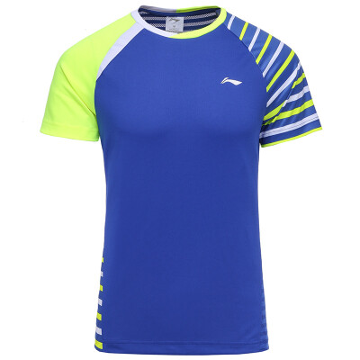 

Li Ning LI-NING AAYL117-1 Бадминтон Мужской турнир Футболка Dream Blue XXL