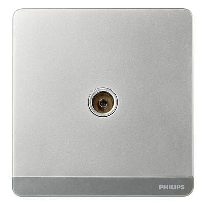 

Philips (PHILIPS) гнездо выхода переключателя серии TV гнездо 5-850MHz текстура серебро