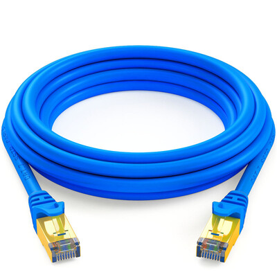 

Shanze (SAMZHE) CAT-710L Инженерный класс 7 CAT7 Медный двухконтурный высокоскоростной сетевой перемычек 7 Тип Готовый кабель Сетевой кабель Blue 10m