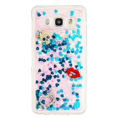 

Dynamic Quicksand Glitter Liquid Soft TPU Case Cover For SAMSUNG J510