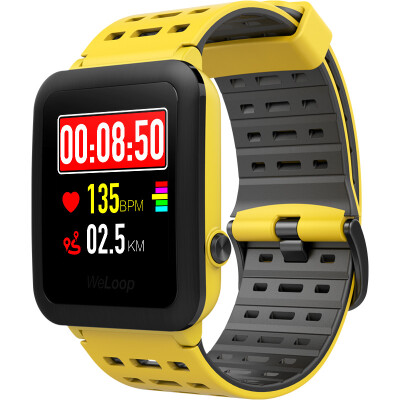 

weloop watchband for smart watch Black 3 yellow black