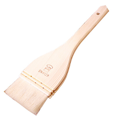 

Jingdong Supermarket Sanjiao Egg Brush Brush Brush Brush Wooden Straight Wool Brush Baking Tools SN4129