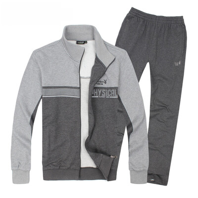 

Playboy (PLAYBOY) Men's casual sports sweater set long-sleeved 13535686 deep horseshoe gray M