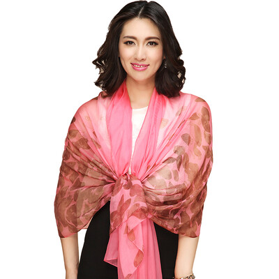 

STORY Of SHANGHAI silk scarf lady silk silk scarf autumn&winter shawl scarf pink