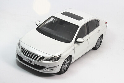 

Масштаб 1:18 PEUGEOT 408 2014 Diecast модель автомобиля белый
