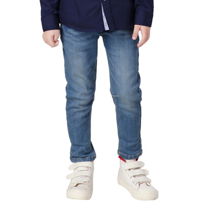 

Xin Song boys loose waist leisure jeans in the children&39s spring&autumn cowboy casual trousers trousers E058B 13056