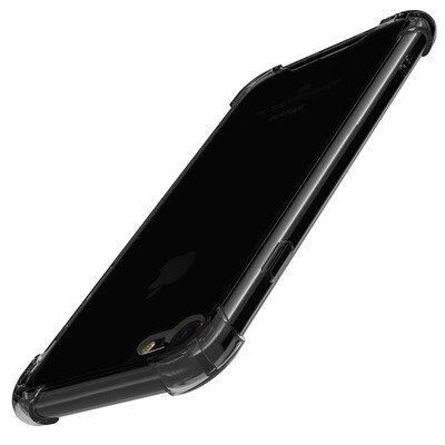 

ESCASE iPhone8 / 7 мобильный телефон оболочки Apple 8/7 телефонные наборы TPU все включено воздушный мешок падение мягкой оболочки через черный