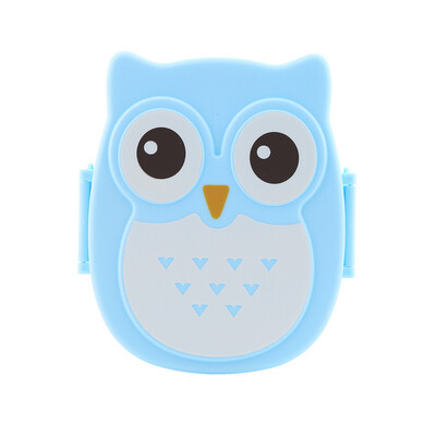 

1050ML Owl Lunch Box Bento food-safe Plastic Food Picnic Container Portable Box
