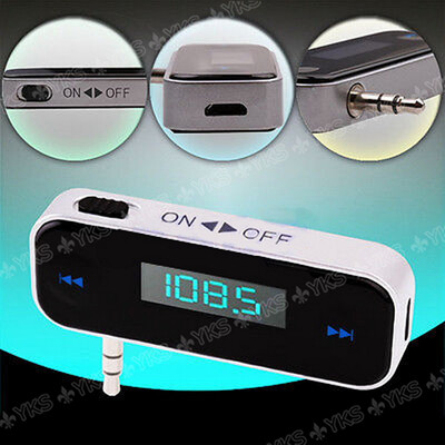 

3.5mm In-car Wireless FM Transmitter for iPhone 4S for iPod Touch for Galaxy S2 MP3
