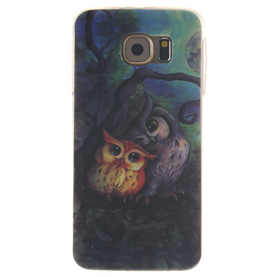 

Oil painting owl Pattern Soft Thin TPU Rubber Silicone Gel Case Cover for SAMSUNG GALAXY S6 G920