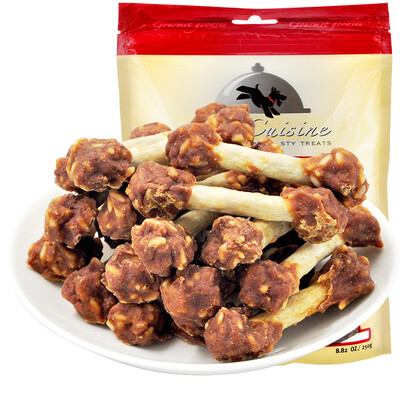 

Pet Cuisine Pet Dog Snacks Duck Rice Dumbbell Bone 250g