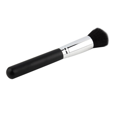 

NEW Soft Synthetic Large Cosmetic Blending Foundation Silver Makeup Brush