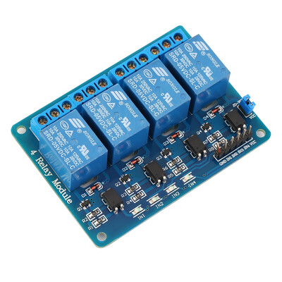 

Модуль 5V 4-релейная плата для Arduino для Raspberry Pi ARM AVR DSP PIC
