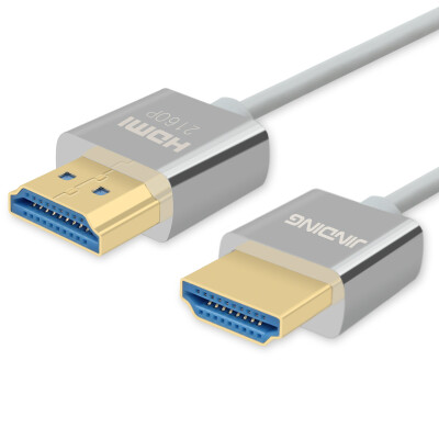 

JINDING JD-H50 Deluxe HDMI 20 Cable with Gold Plated Connector&Slender Design - Supports 4K 2K 3D & TVs