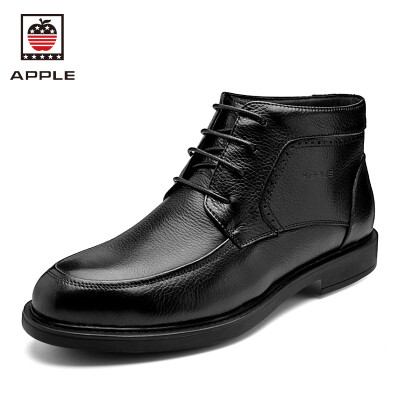 

APPLE 2017mens dress shoes business Genuine Leather high quality flat shoes for mens