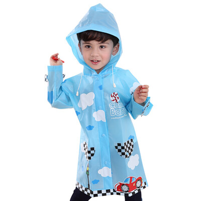 

hugmii children raincoat cute cartoon waterproof primary school students pants car L