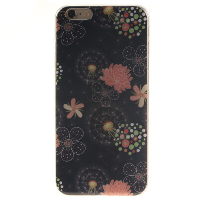 

Colorful flowers Pattern Soft Thin TPU Rubber Silicone Gel Case Cover for IPHONE 6 Plus/6S Plus