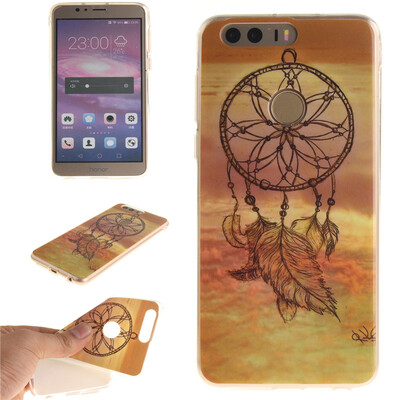 

Dreamcatcher Pattern Soft Thin TPU Rubber Silicone Gel Case Cover for HUAWEI Honor 8