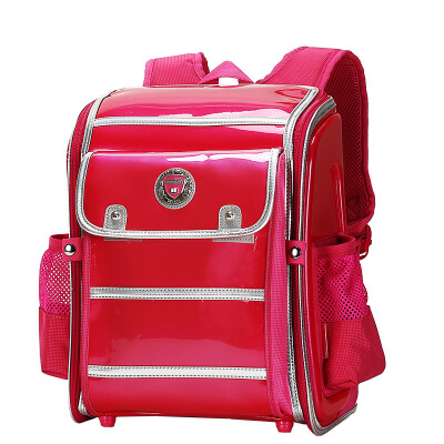 

【Jingdong Supermarket】 Cara sheep (Carany) iron frame baby child school bag primary school student bag burden male and female students Japanese and Korean wind shoulder bag CX2641 rose red