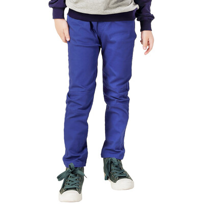 

Xin Song boys fashion casual trousers children spring and autumn dress straight Slim pants treasure blue C067B 110/53