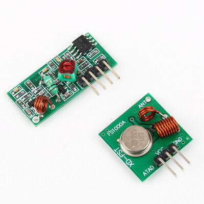 

RF transmitter and receiver link kit for Arduino/ARM/MC U remote control