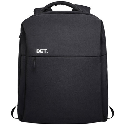 

BET Shoulder Computer Backpack Men Women Fashion Outdoor Leisure Business Travel Sport Light Shoulder Bag 93010B Black
