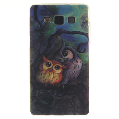 

Oil painting owl Pattern Soft Thin TPU Rubber Silicone Gel Case Cover for SAMSUNG GALAXY A3