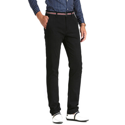

CARTELO) casual pants male Korean version of self-cultivation men's pants 16042KE901 black 36