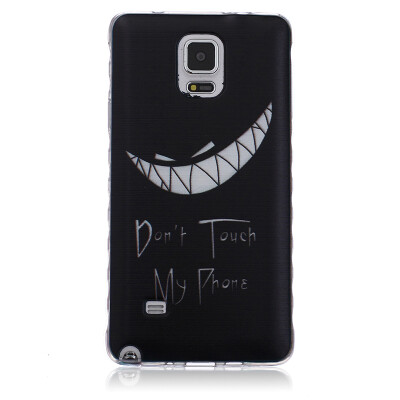 

Bad laugh Pattern Soft Thin TPU Rubber Silicone Gel Case Cover for SAMSUNG GALAXY Note 4