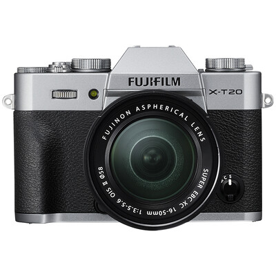 

Fuji (FUJIFILM) X-T20 (XC 16-50II / XC 50-230II) микроэлектрические двухголовочные комплекты серебристого 24,3 миллиона пикселей складной сенсорный экран 4K