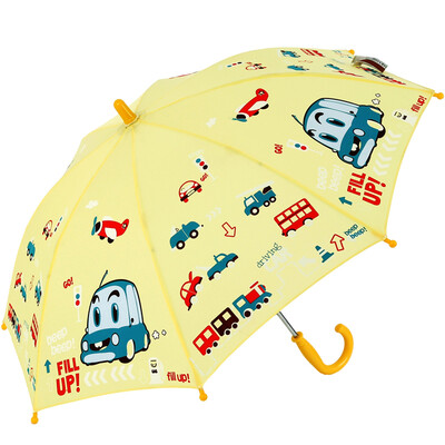 

Heaven paradise child heart flying straight hand open childrens umbrella 13015E goose yellow Q