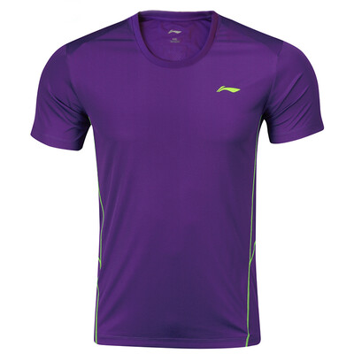

Li Ning LI-NING AHSL375-2 Badminton Men&39s Culture Shirt New Lakers Violet