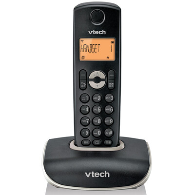 

VTE (Vtech) VT1047CN цифровой беспроводной телефон автономный с подсветкой бытовой наземной фиксированной связи беспроводной хост черный
