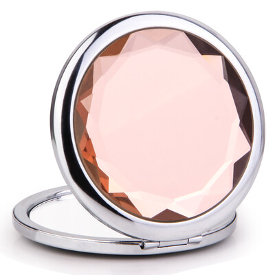 

[Jingdong supermarket] excellent home (uplus) fashion color portable portable folding double-sided makeup mirror champagne (new and old packaging random delivery)