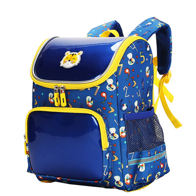 

Caraya Carany a lot of children&39s school bags primary school students to reduce the burden of male&female students Japan&South Korea wind shoulder bag CX6039 Po Lan interesting