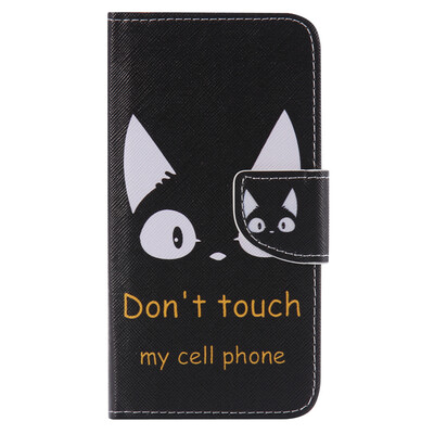 

Cat Ears Design PU Leather Flip Cover Wallet Card Holder Case for LG K10