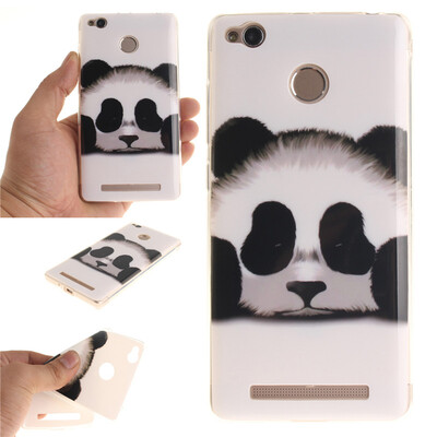 

Panda Pattern Soft Thin TPU Rubber Silicone Gel Case Cover for XIAOMI RedMi 3X