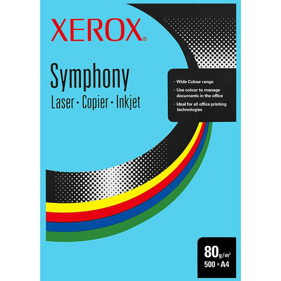

Xerox Color Copy Paper 80g A4 Blue Green 500 листов / сумка