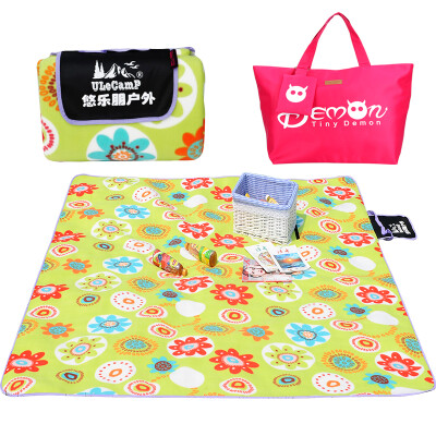 

Ulecamp summer picnic mat moisture-proof pad Oxford cloth picnic mat recreation pad nap pad outdoor lattice mat Diaoyihua KC818