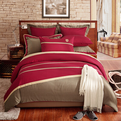 

LOVO grids cotton bed set/bed kit (duvet cover/bedsheet/pillowcase