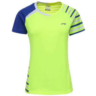 

Li Ning LI-NING AAYL106-2 Футболка для бадминтона для женщин Флуоресцентная зеленая М
