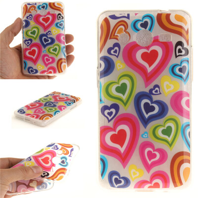 

Colorful love Pattern Soft Thin TPU Rubber Silicone Gel Case Cover for SAMSUNG GALAXY Core 2G355H