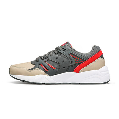 

361 degrees men running cultural shoes 671632257-3 Oxford brown 11C dark gray 41
