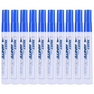 

TANGO whiteboard pen office meeting easy to clean without leaving the mark harmless blue 10 packs