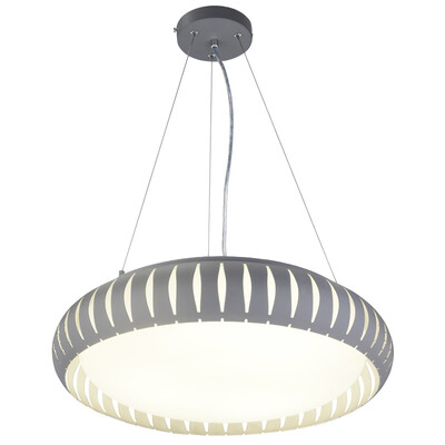 

Three male aurora led restaurant lights Jintong chandelier hollow fashion atmosphere round 24W5700K third gear dimming sub-gray