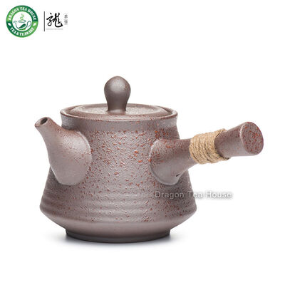 

Brown Side Handle Kyusu Ceramic Japanese Style Teapot with Inbuilt Filter 270ml