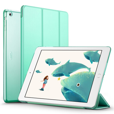 

(ESR) Apple iPad Air / 5 корпус / оболочка три раза тонкие кожаные перчатки серия мята зеленый