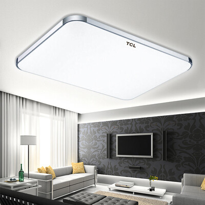 

Jingdong supermarket] TCL LED ceiling lamp cool elegant 72W white living room office study bedroom lighting lamp square 930 * 650mm 20-25