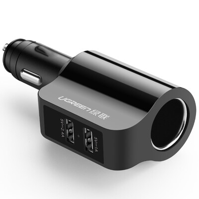 

UGREEN Зарядник автомобильного варианта, двойной 3.4A USB, 2a 20394